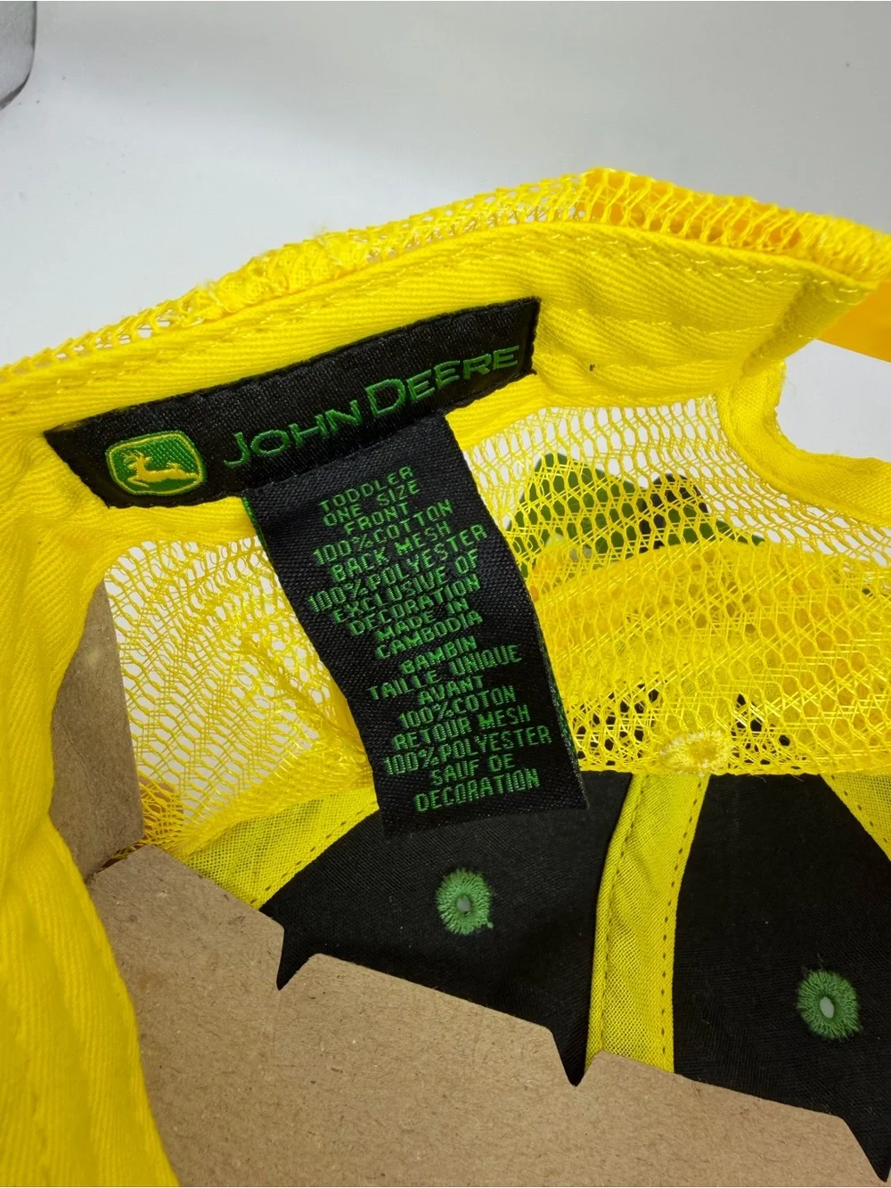 John Deere toddler trucker